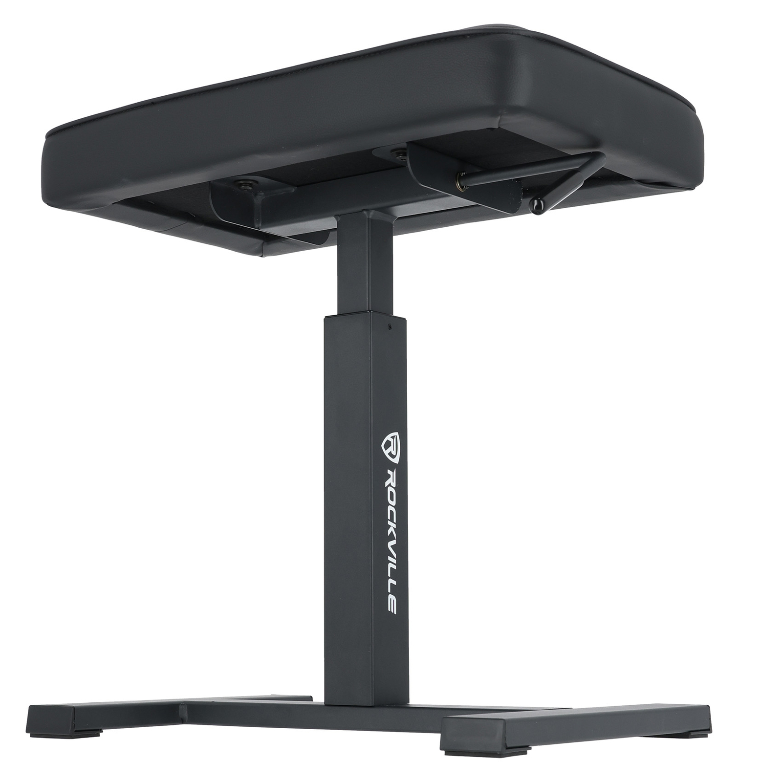 Rockville AIR-BENCH Keyboard/Piano Bench Chair Hydraulic Air Lift+Comfy Padding