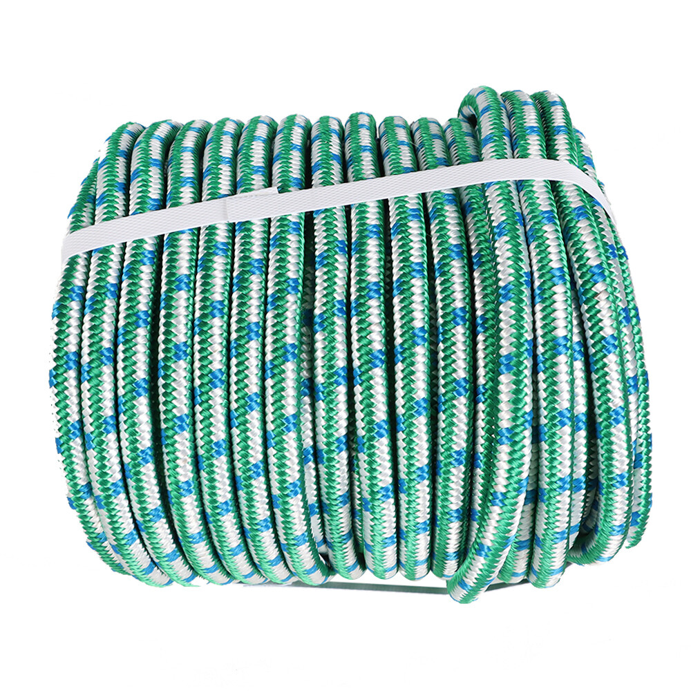 16 Strand Double Braid Polyester Rope Arborist Tree Climbing Rope 1/2" × 150'