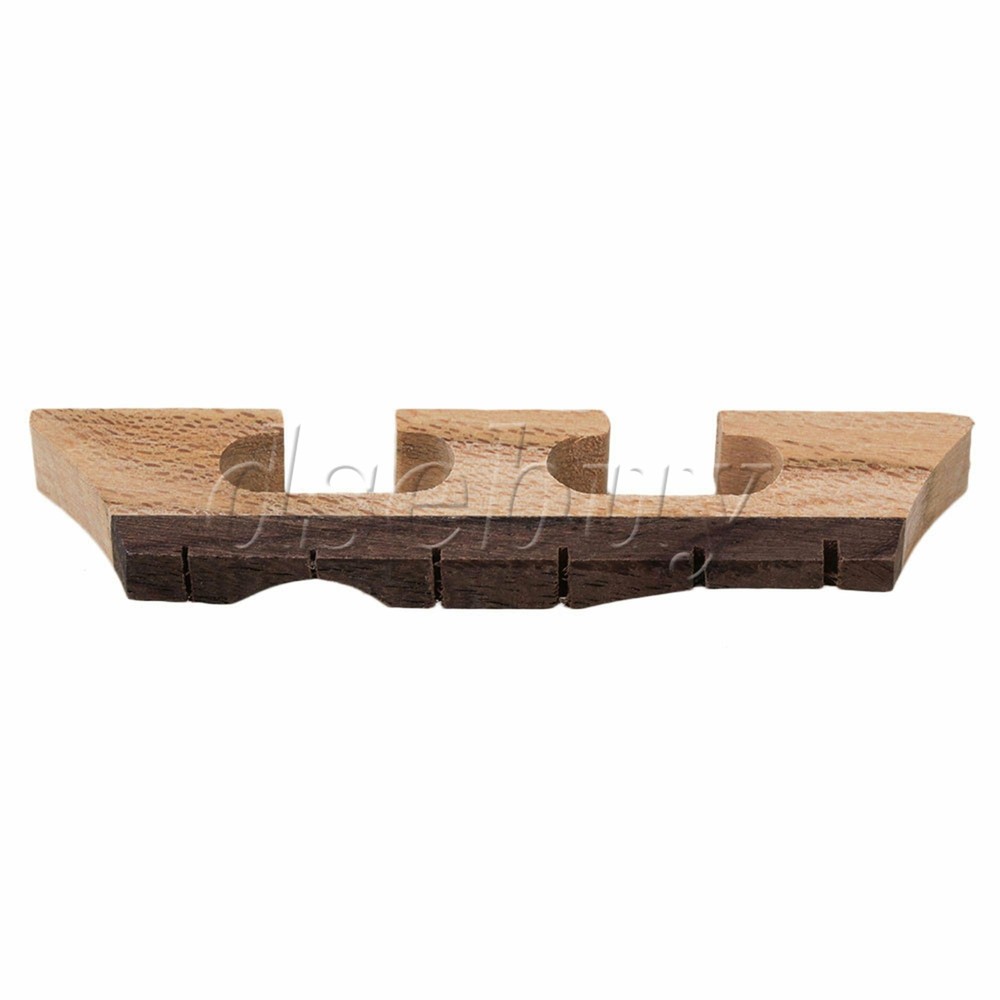 5x Maple Ebony 6 String Ukulele Banjo Guitar Bridge String Instrument Part