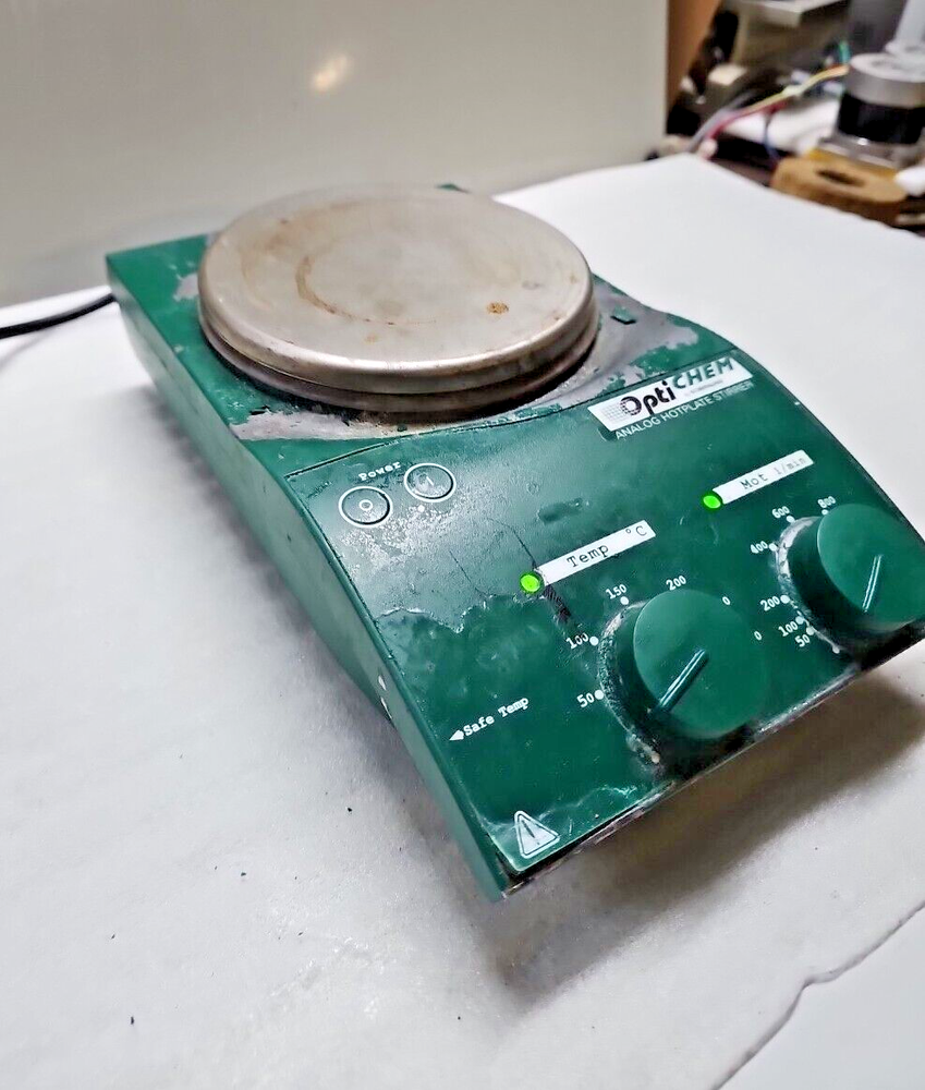 CHEMGLASS OptiCHEM Analog Hotplate Stirrer - TESTED | MST BASIC