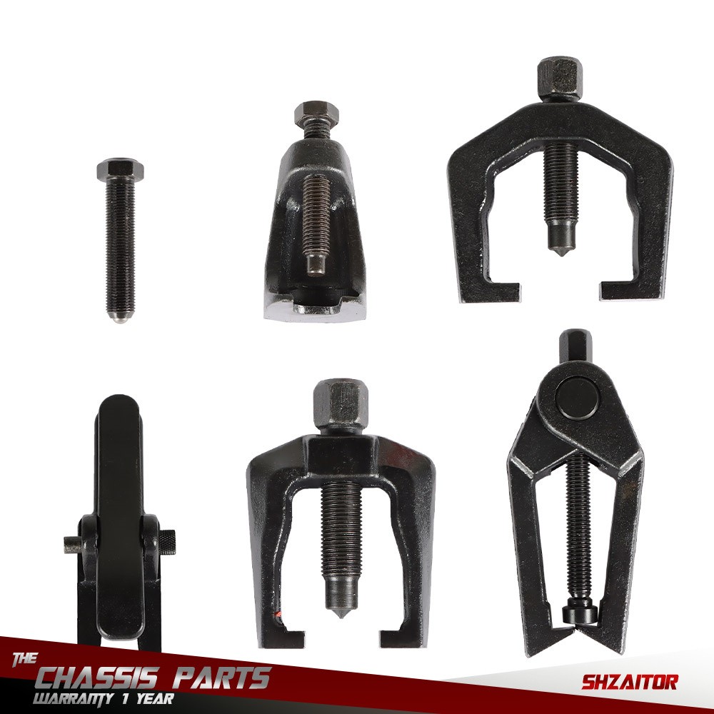 Front End Service Ball Joint Separator Pitman Arm Tie Rod Puller Tool Kit 5pc