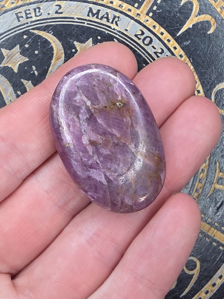 Ruby Extra Small Palmstone *sale* Uv Reactive