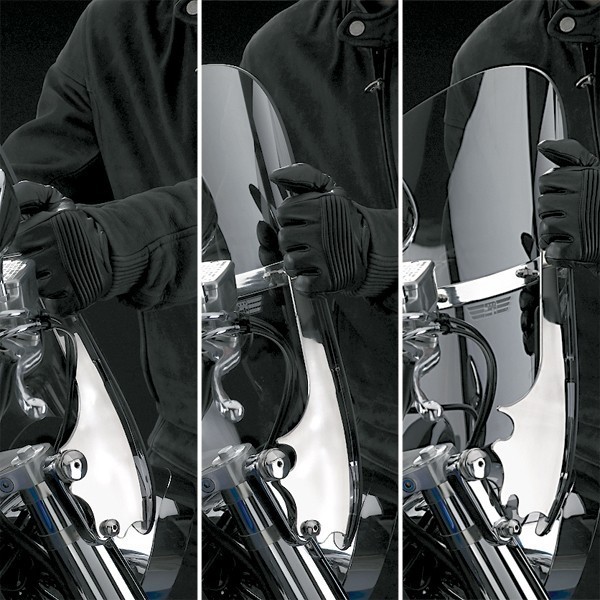 SWITCHBLADE® SHORTY® QUICK RELEASE WINDSHIELD ~ N21703 ~ CLEAR