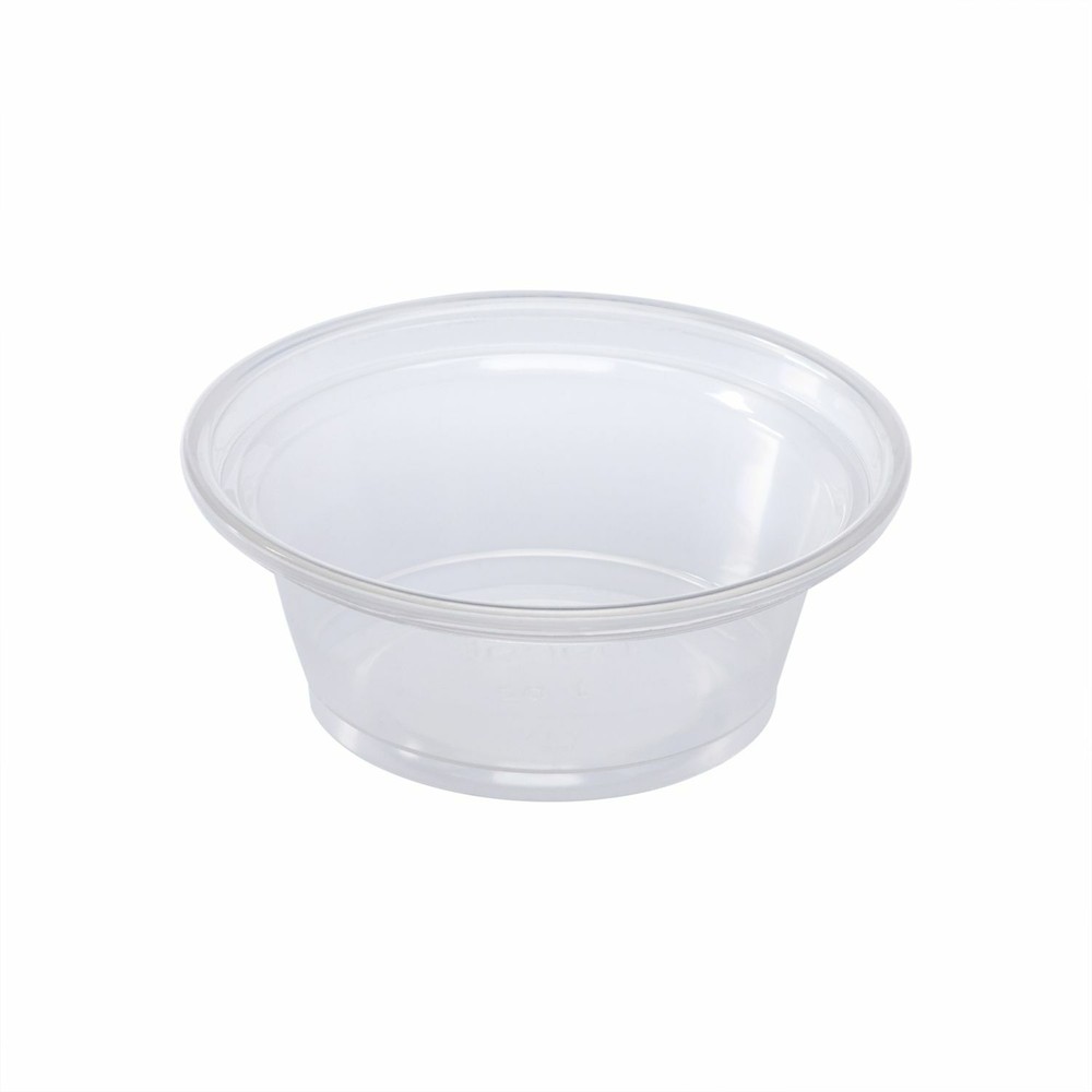 1 oz Clear Portion Cups PP Plastics Condiments Jello Ketchup Testing Cups