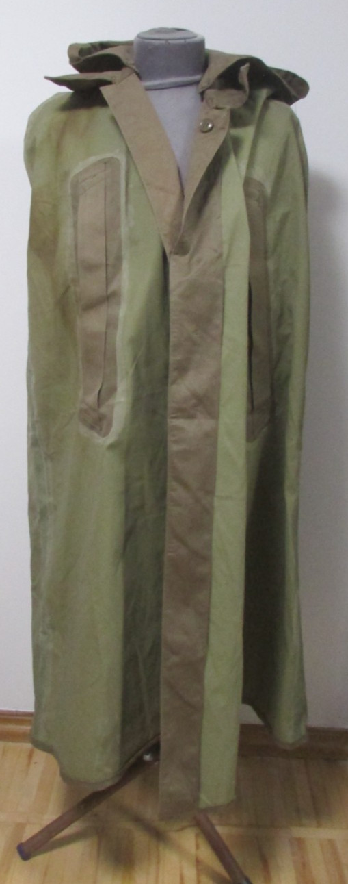 uniform USSR soviet Army officers raincoat cape military tent hunting fishing