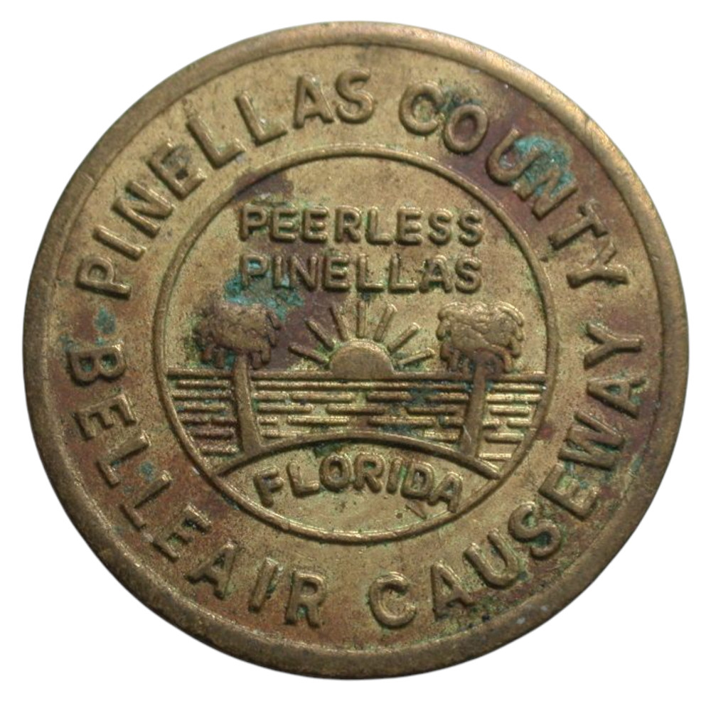 Pinellas, FL Belleair Causeway Token