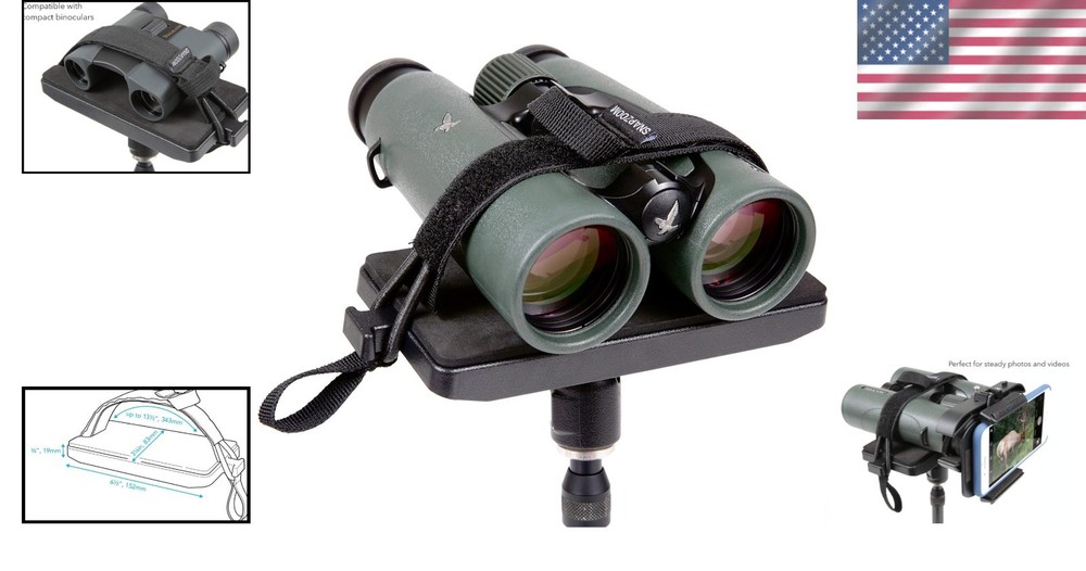 Universal Binocular Tripod Mount - Lightweight & Portable