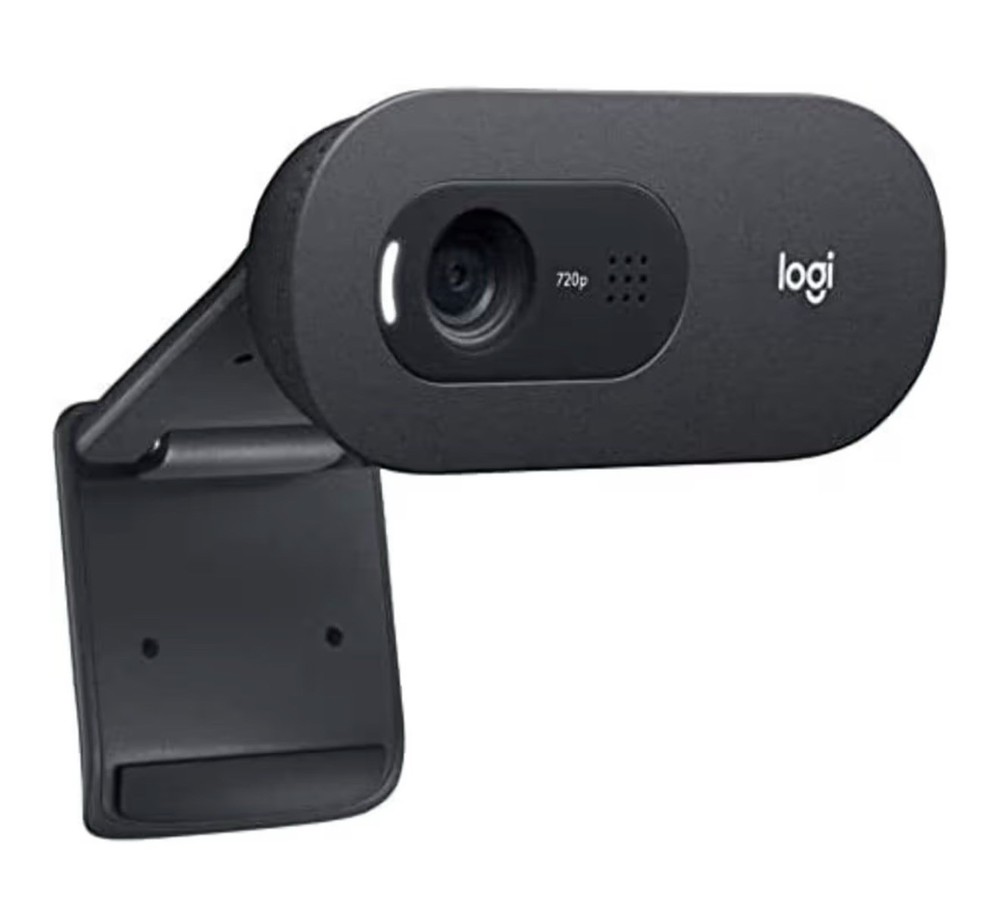 Logitech C505e 720p HD Webcam USB Mic PC Mac Grey