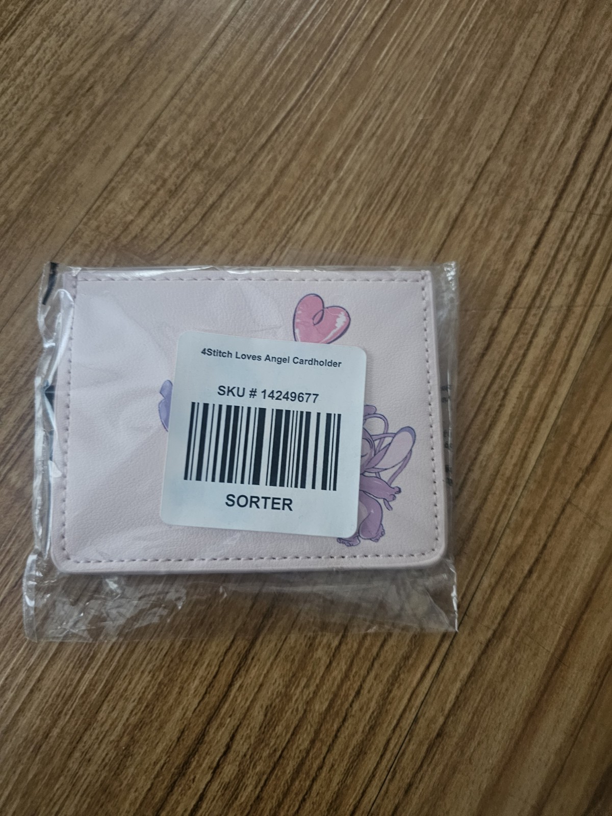 Disney Loungefly Stitch Loves Angel Card Holder Pink Hearts