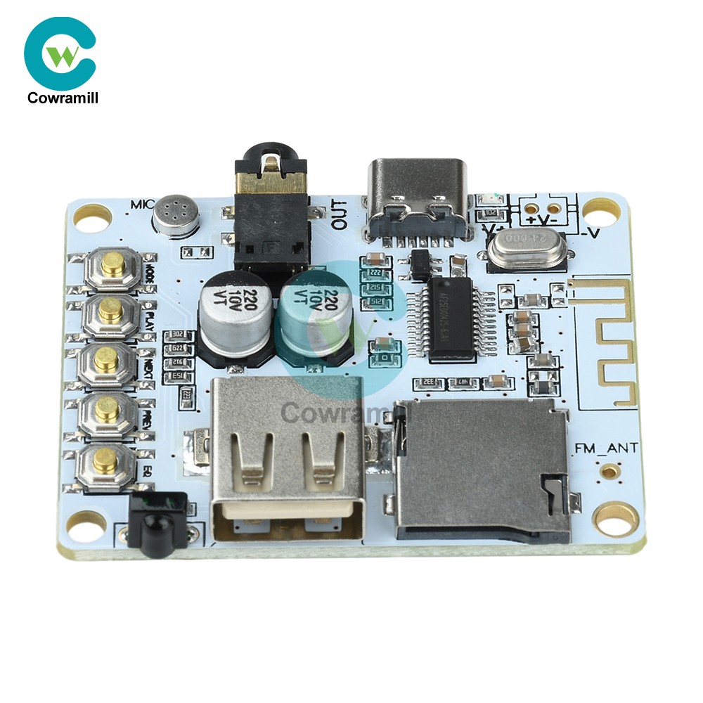 Bluetooth 5.4 Audio Receiver Board mp3 Lossless Decoder Decoding Module Type C