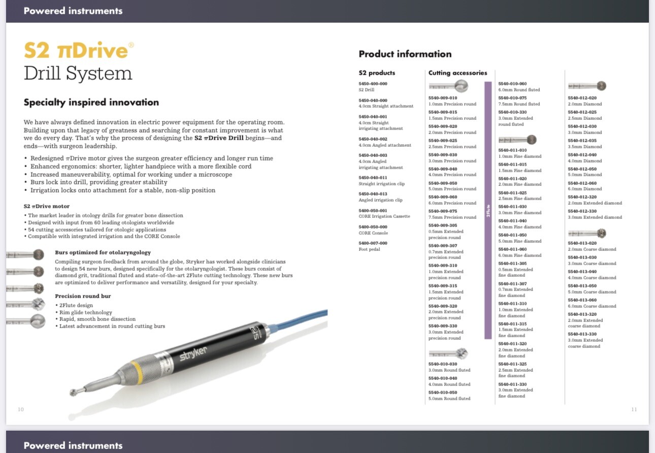 Stryker Shaver Blades. Any Kind (Price for 1 Box/5) Shaver System Available.
