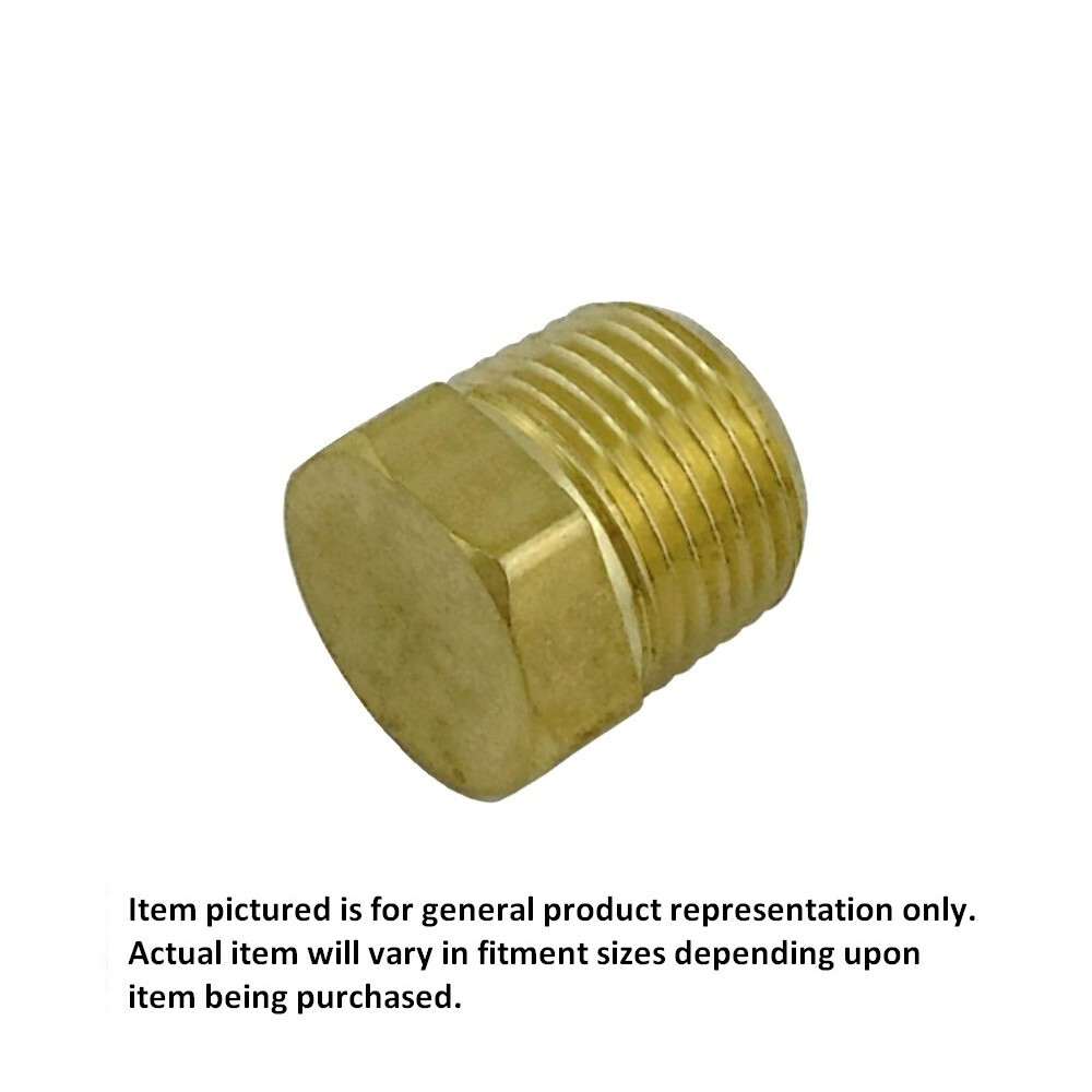 REGULATOR FITTING - ADAPTER - 1/4" MALE PIPE HEX PLUG - RIGHT HAND THREAD