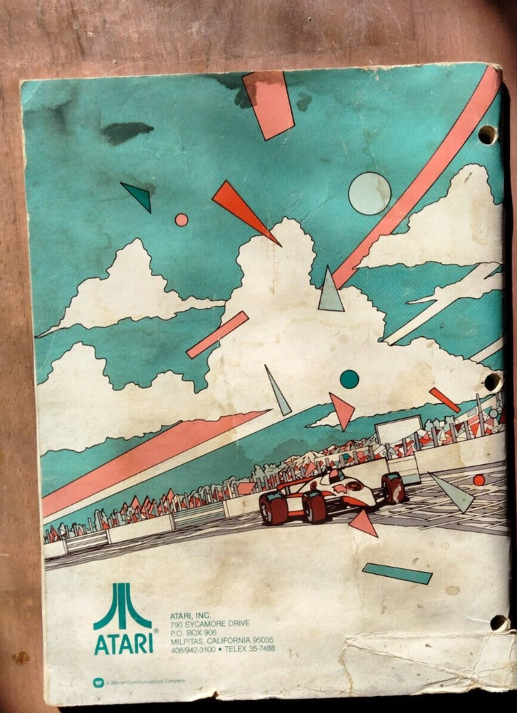 Original Atari Pole Position Arcade Game Service and schematic Manuals