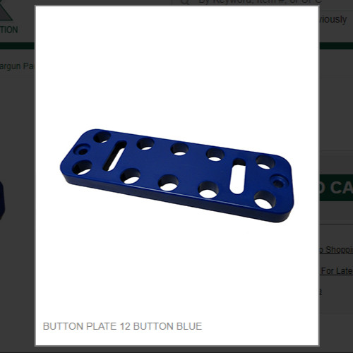 BUTTON PLATE 12 BUTTON BLUE # 265-0091