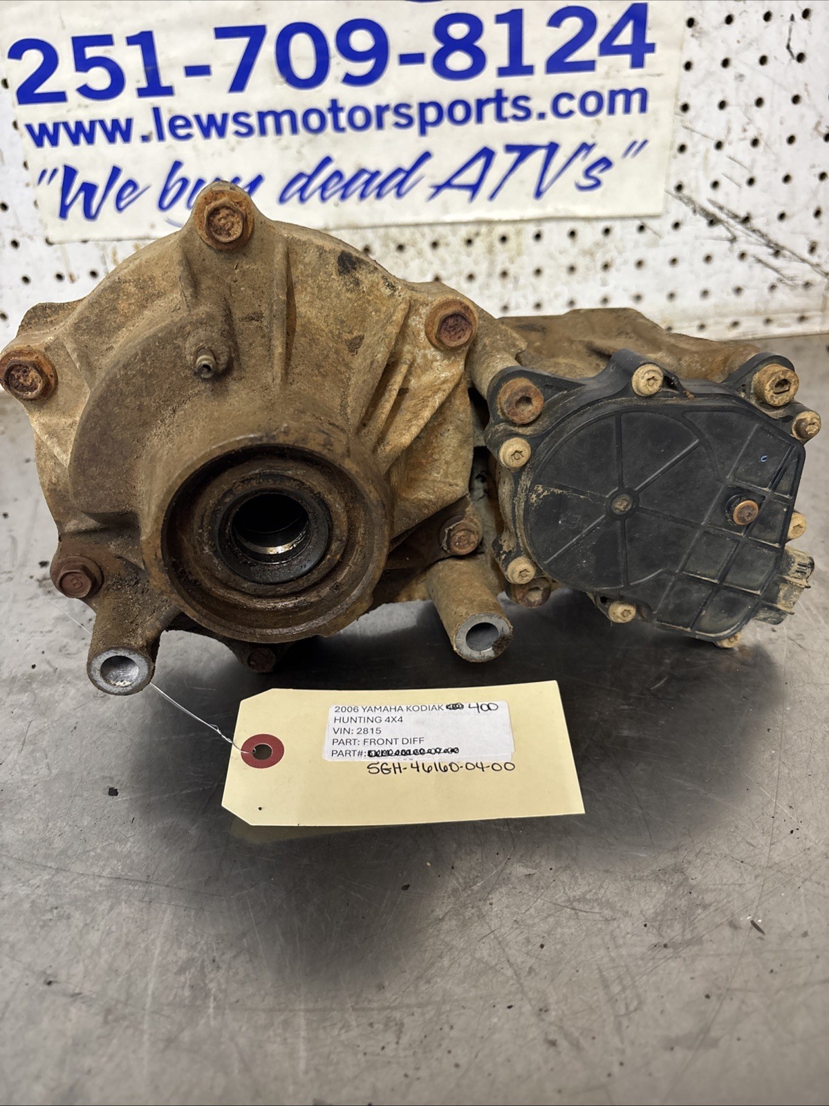 2006 Yamaha Kodiak 400 4x4 Front Diff 5GH-46160-04-00