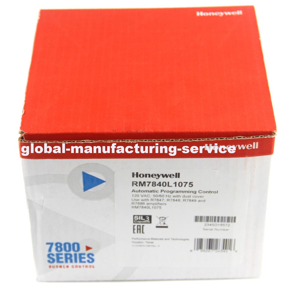 New Honeywell RM7840L1075 Automatic Programming Burner Control Controller