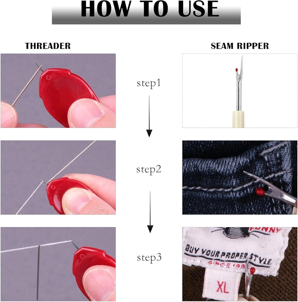 10pcs Thumb Needle Threader Easy Sewing Machine Needle Threader Hand Sewing Tool