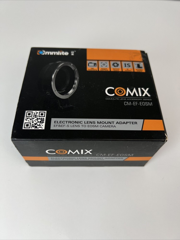 Electronic Lens Mount Adapter CM-EF-EOSM Commlite COMIX
