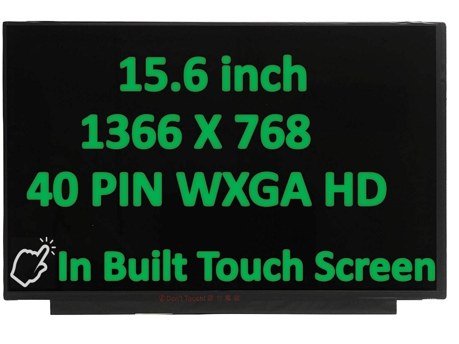 NT156WHM-T03 V8.0 V8.1 Replacement Touch Panel 15.6 HD LCD Screen Digitizer