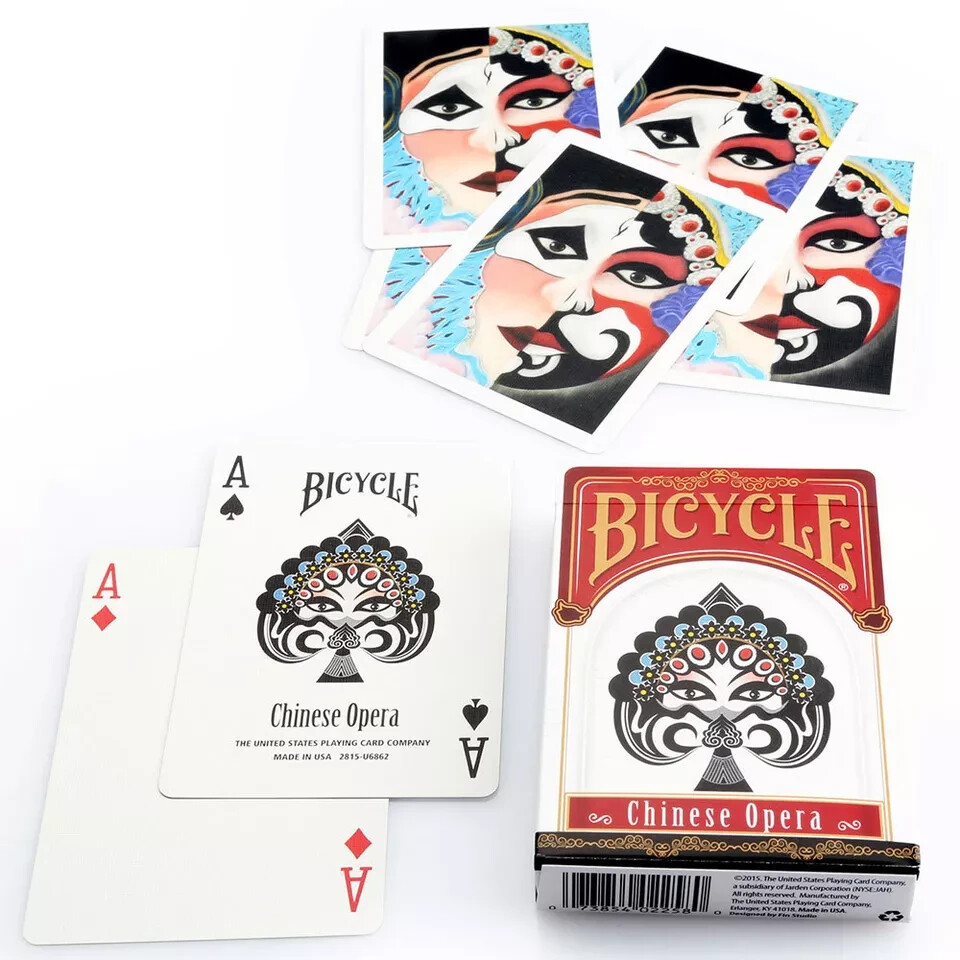 Bicycle Opera Playing Cards Mask Peking Chinese Beijing Xiqu New Year USPC 2015