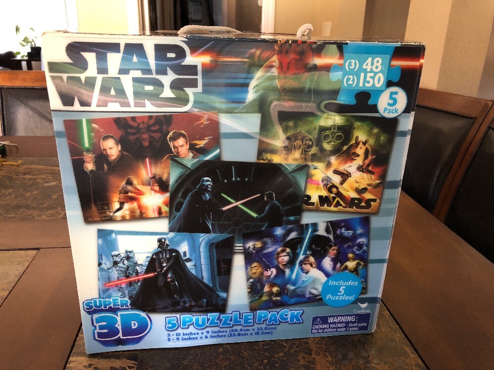 Star Wars super 3d puzzle 5 puzzle pack
