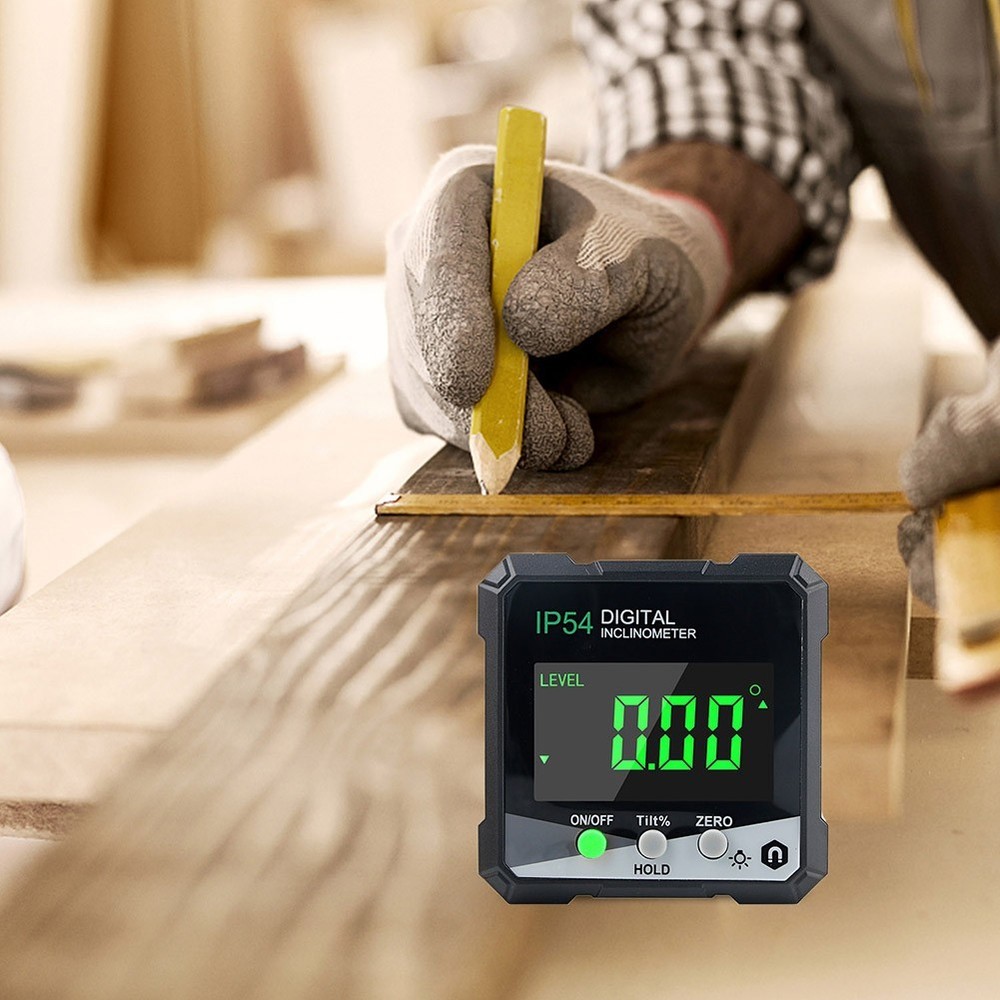 Digital Protractor Set with Screwdriver Perfect for Immediate Use in Projects