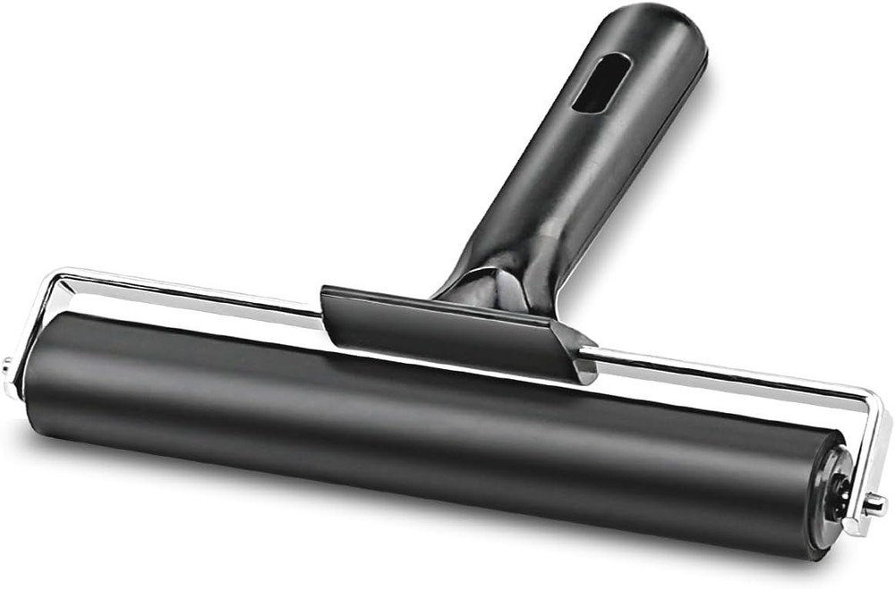 High-Quality 8" Rubber Roller for Construction Tools