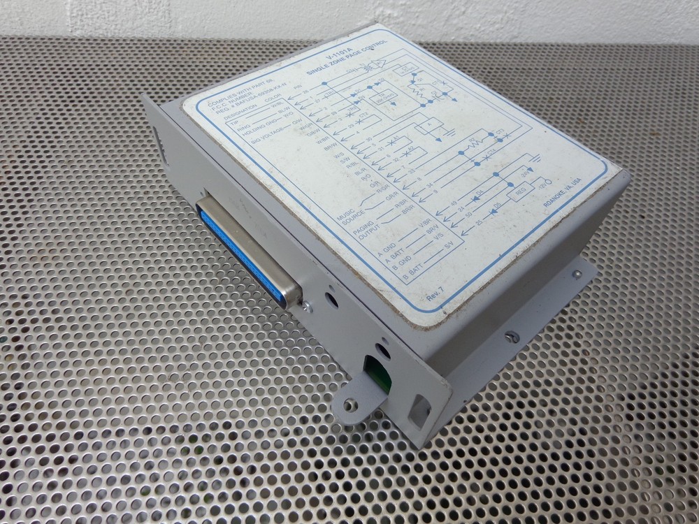 Valcom V-1101A Single Zone Page Control