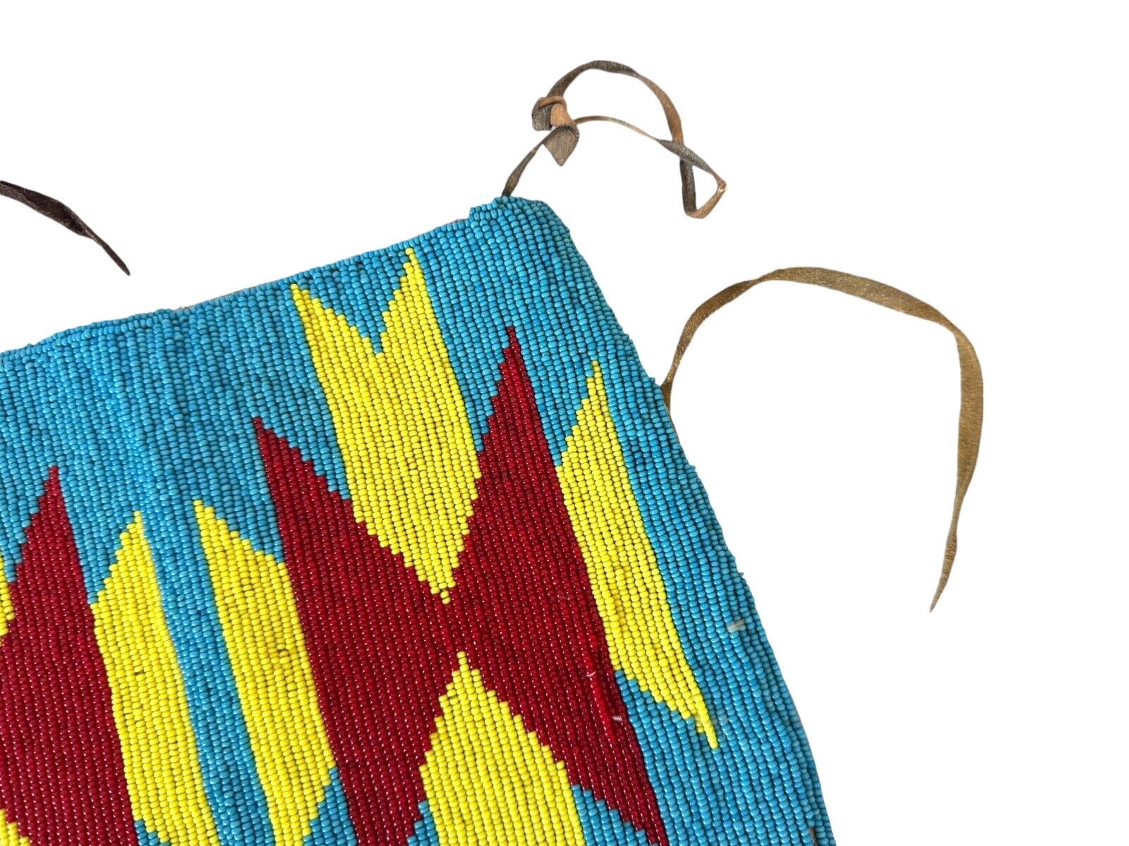 Antique Native American Plains Ceremonial Handmade Beaded Cuffs