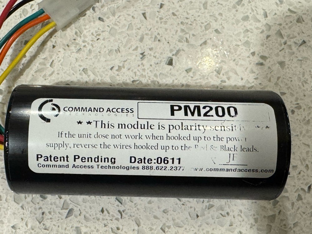 Command Access Tech PM200 Power Module For Use With 24VDC @ 1.5 Amp Devices
