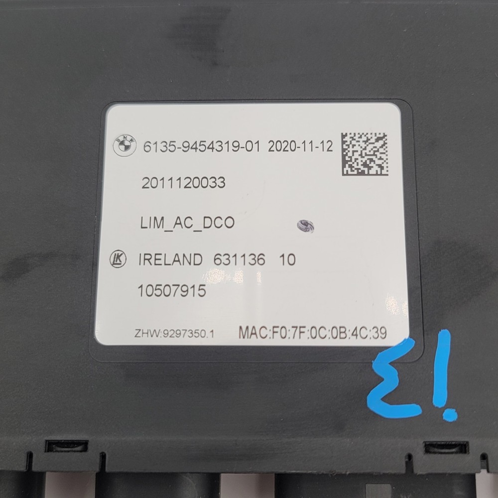 BMW I01 I3 Charging Unit Interface Lim Module OEM