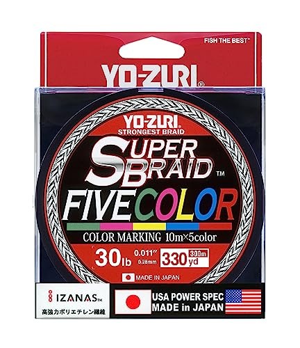 Super Braid 30LB 5 Color 330YD