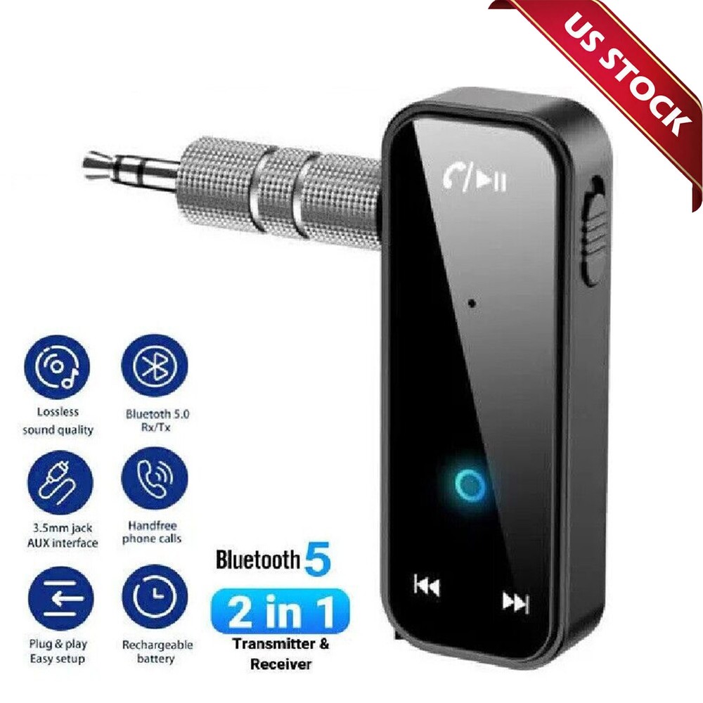 USB Wireless Bluetooth 5.0 Transmitter Receiver for Car Music Audio Aux Adapter