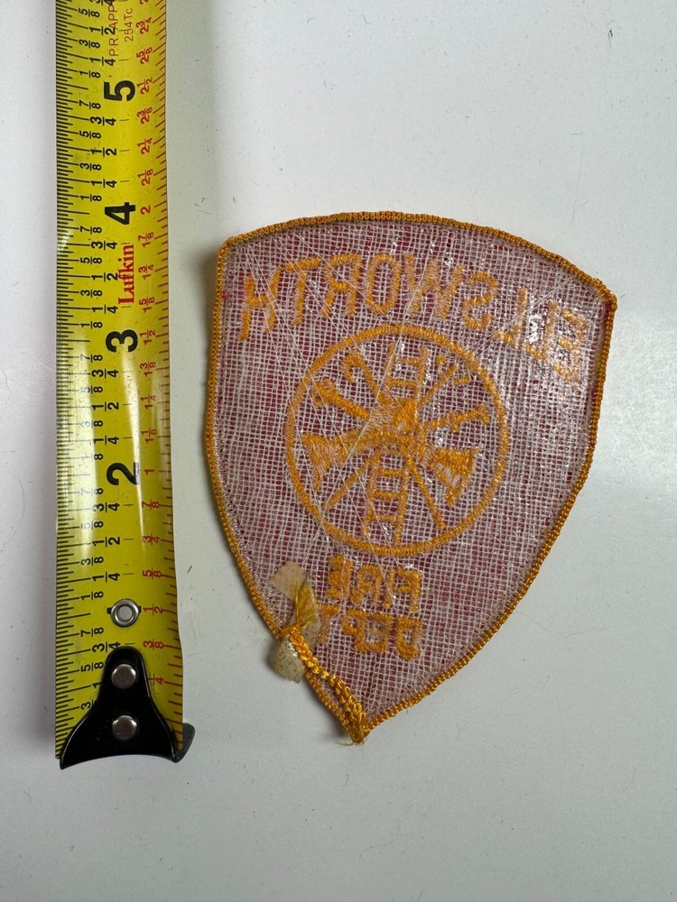 Ellsworth Fire Patch U6