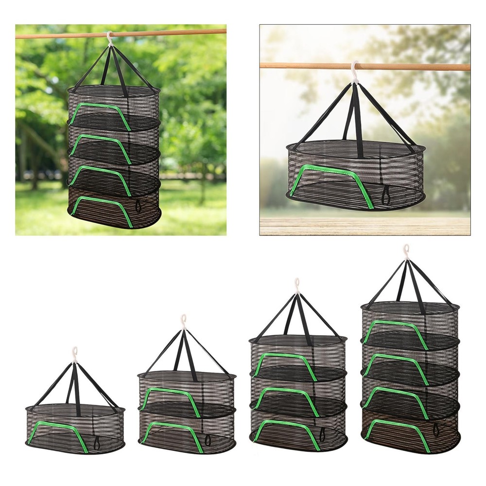 Home Drying Net Fish Net Drying Rack Sturdy Breathable with Hook Multipurpose