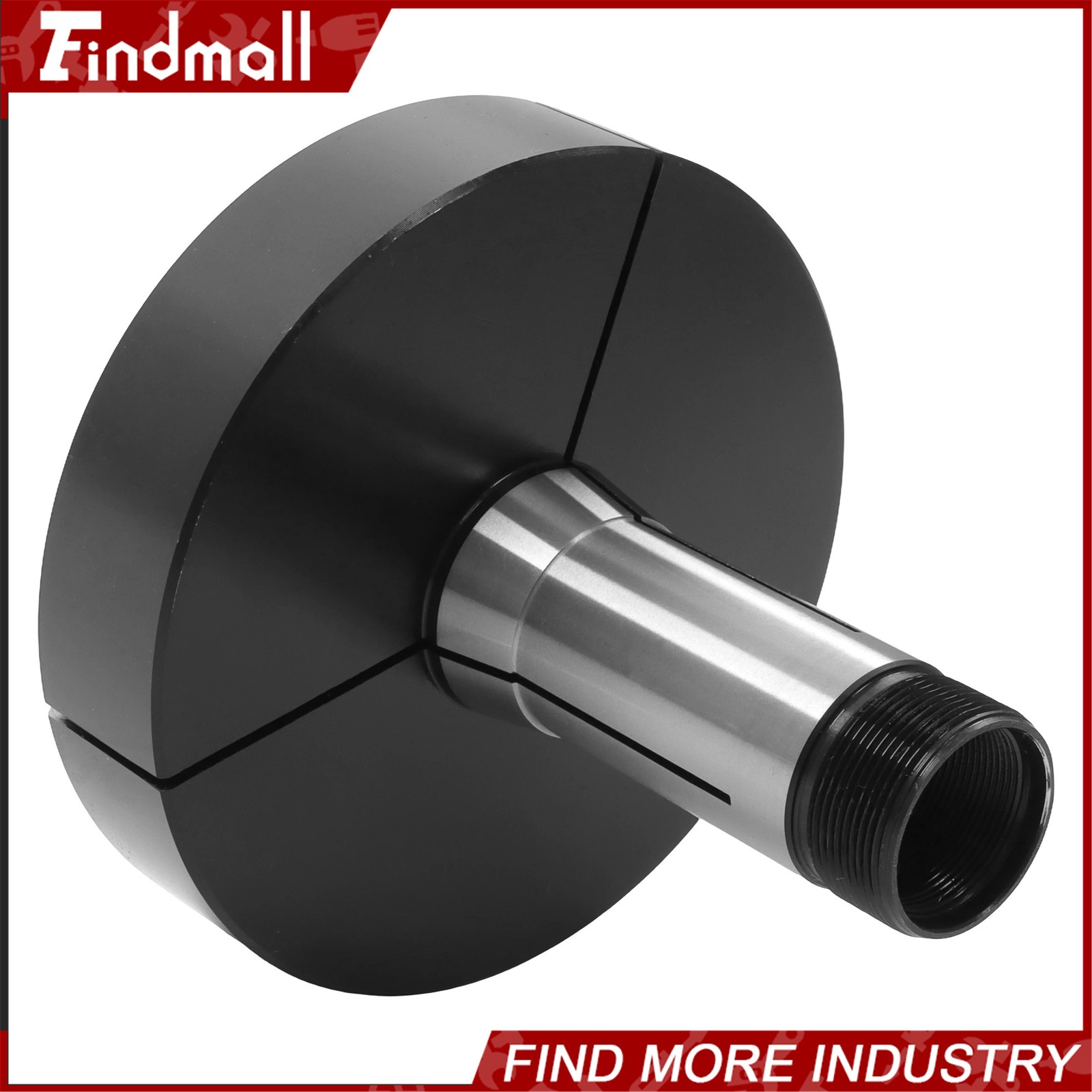 Findmall 5 Inch 5C Step Collet 1-1/8 Bore Precision Ground Steel Lathe Tool