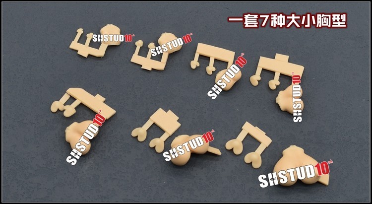 7PCS SOL Road Runner Resin GK Megami Device vol Breasts Part Type Replacement