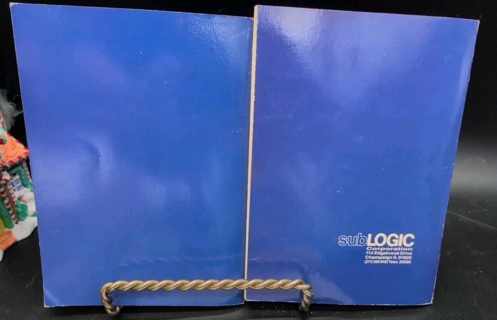 VTG Flight Simulator II A2-FS2 SubLogic NO GAME DISK 80s Computer