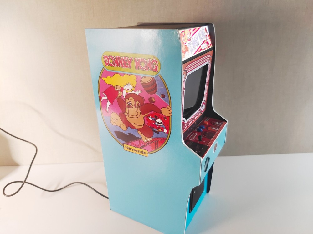 Donkey Kong trilogy 1/6 scale mini working arcade cabinet.