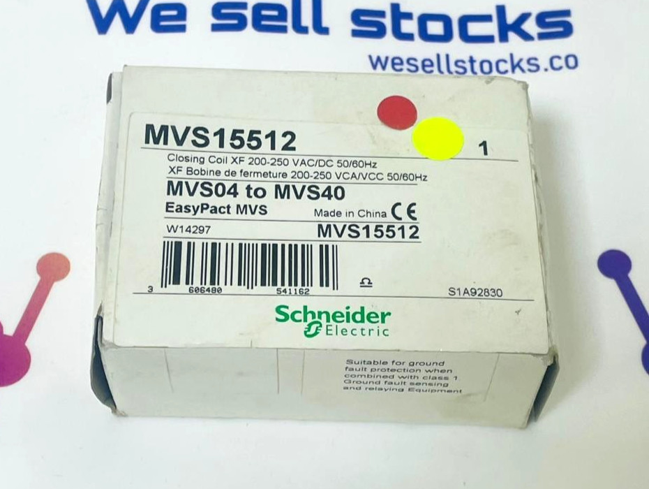 SCHNEIDER ELECTRIC MVS15512 Closing Coil