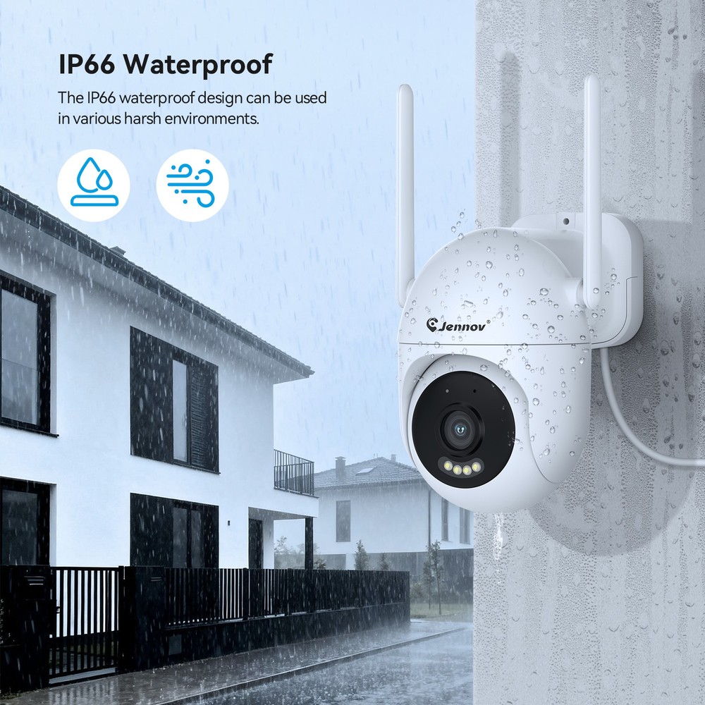 5MP Wireless Home Security Camera System 10CH NVR Two Way Audio Human Detection