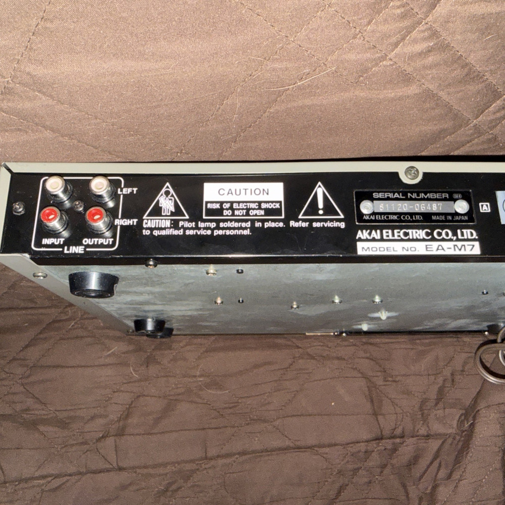 Akai Clarity EA-M7 Equalizer Spectrum Analyzer Fully Tested