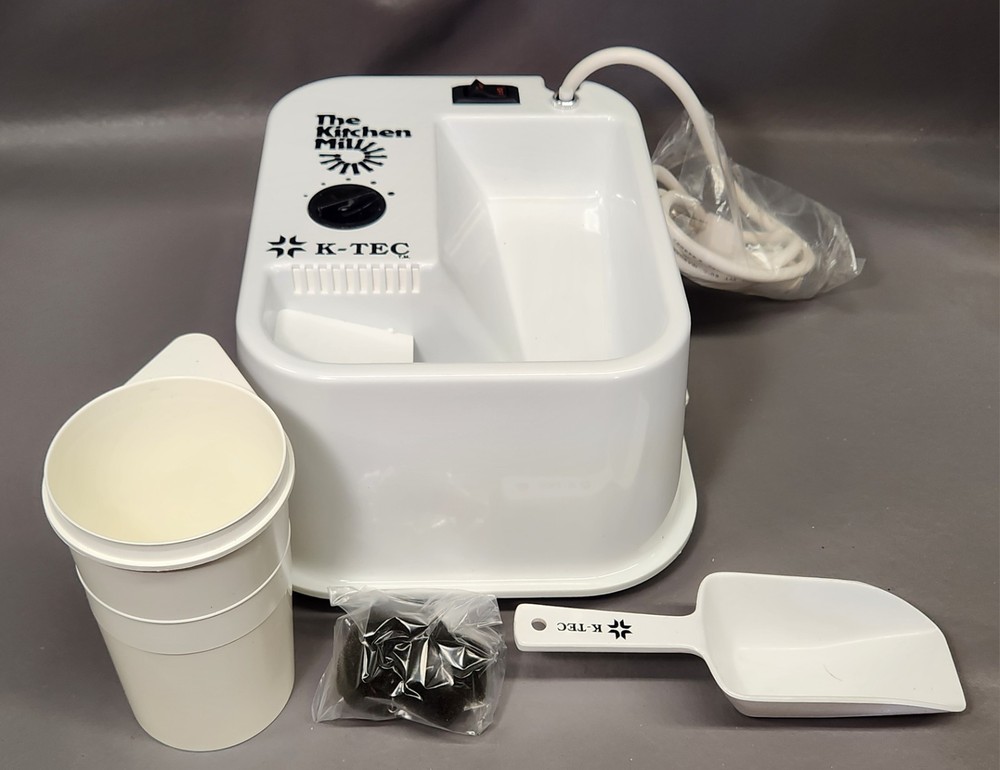 K-TEC Kitchen Mill Model 91 Electric Countertop Grain Mill Grinder, EUC