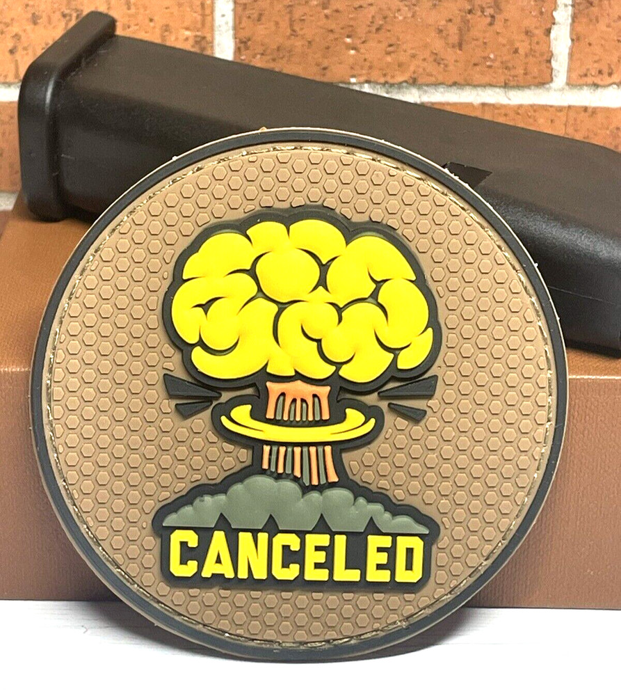 Tactical Morale Patch - PVC Canceled Patch - Meme Military Gun Patch
