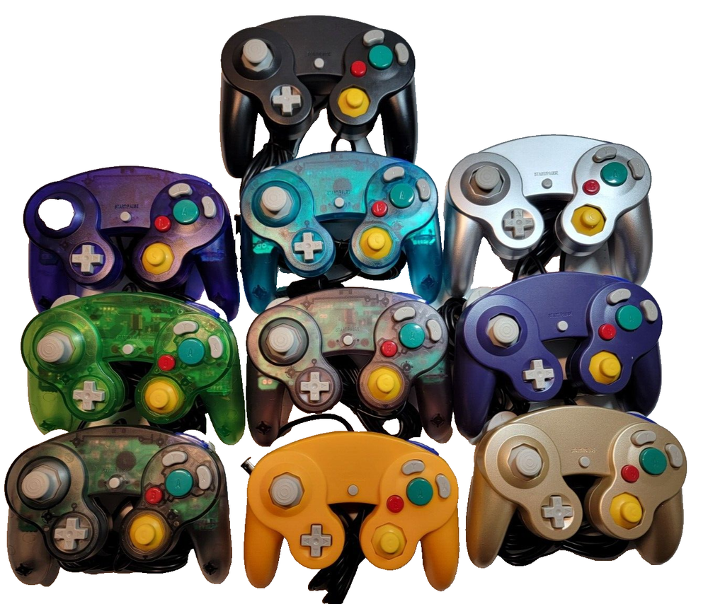 Wired Controller - For Nintendo GameCube Various Colors High Quality