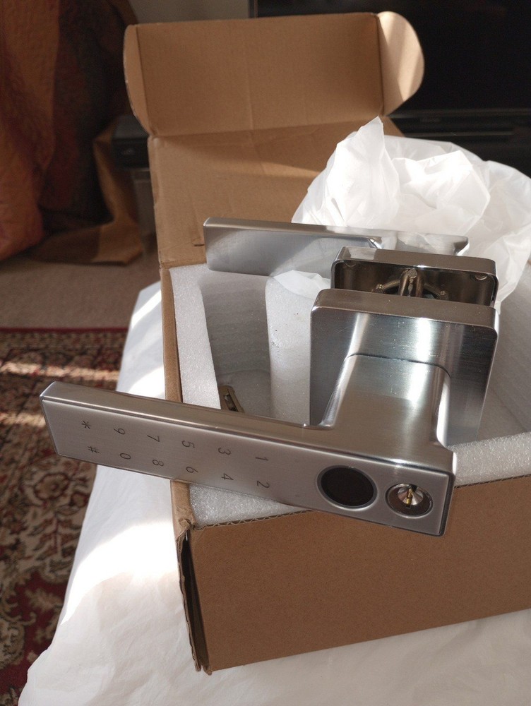 Security electronic door handle