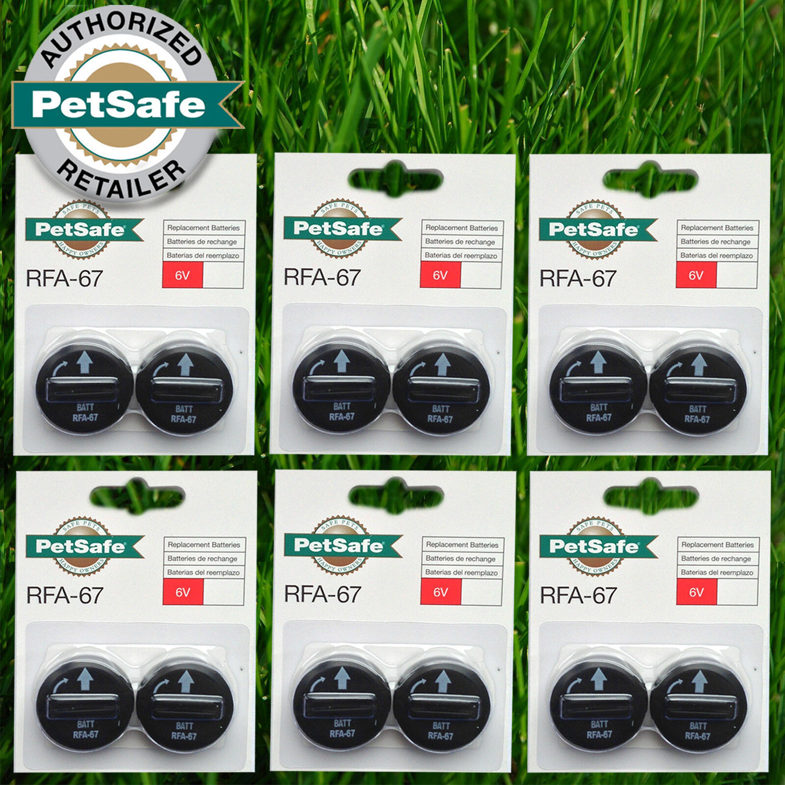 PetSafe RFA-67D-11 Batteries 6V for Dog Fence Collar Receiver PIF-275-19 PUL-275
