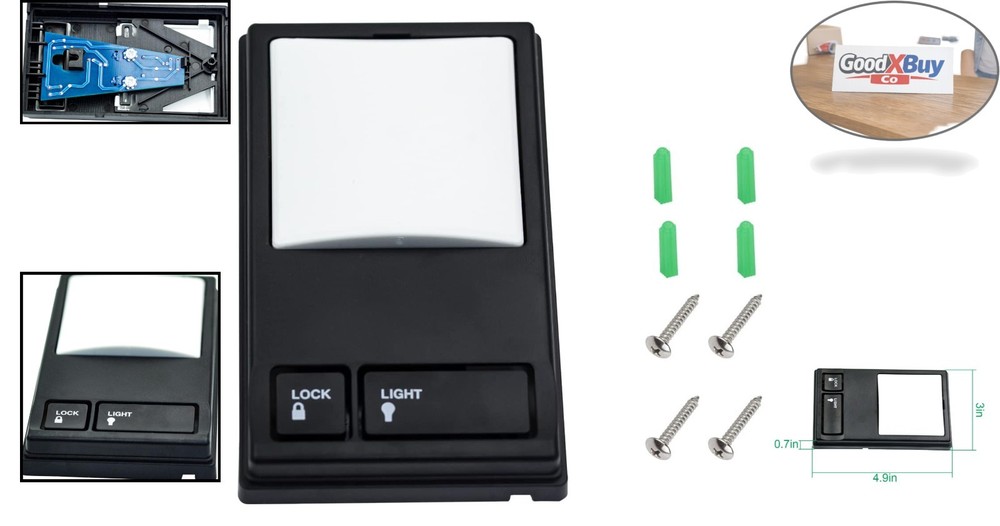 Wall-Mounted Multi-Function Garage Door Keypad Control Panel for LiftMaster M...