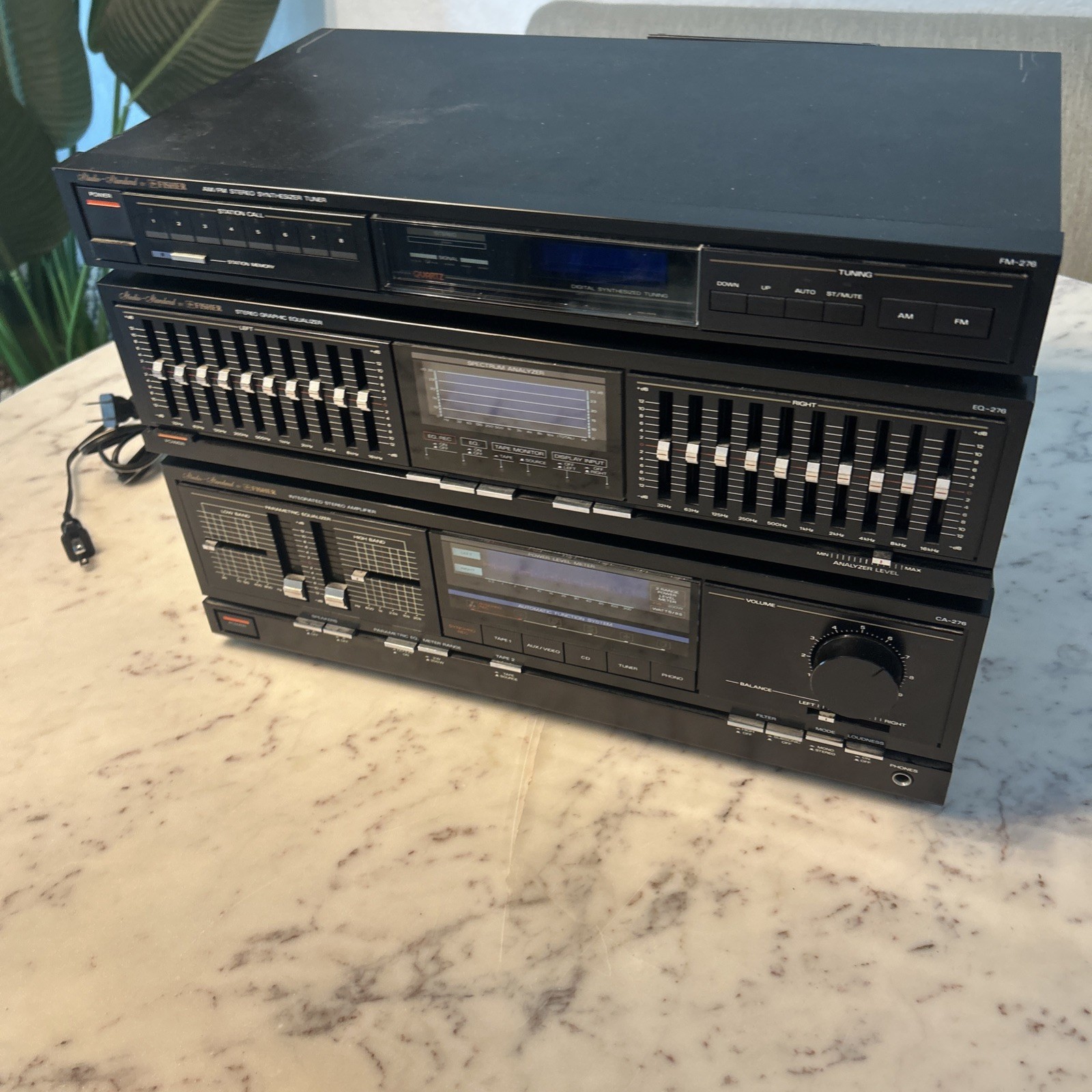 Fisher CA-276 S + EQ-FM-276 and eq-276. 3 lot set.