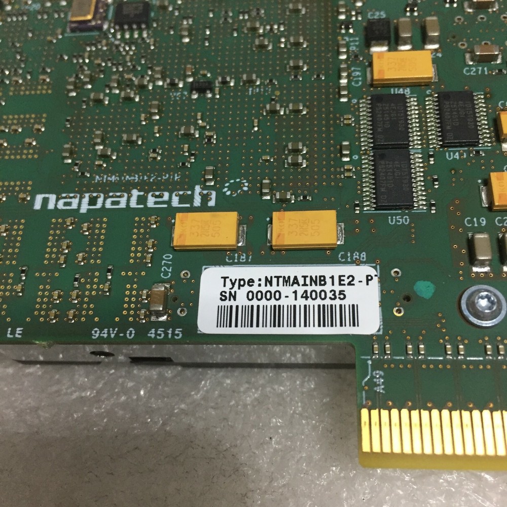 NAPATECH NTMAINB1E2-PTP NTFRONT40B2-4 PCI-e Network Accelerator FREE S/H